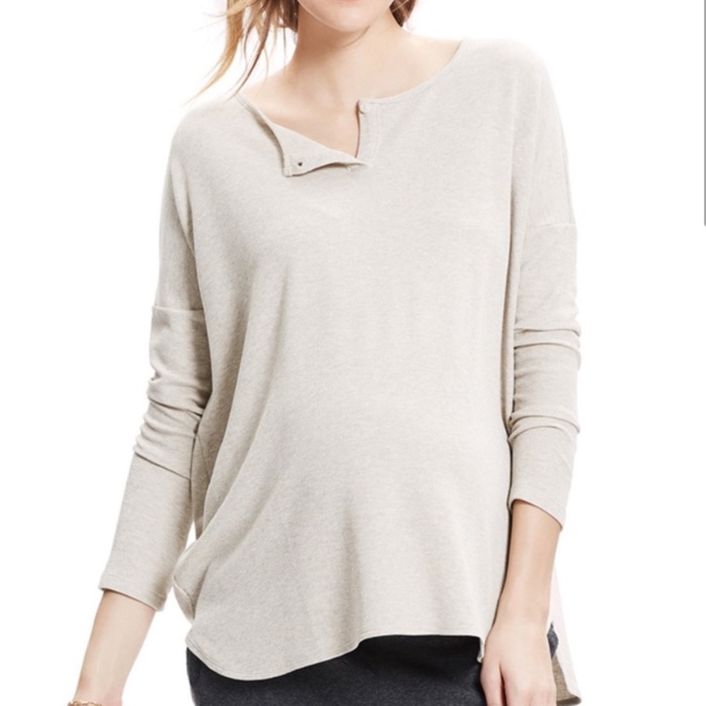 HATCH | Maternity Thermal Waffle Knit Top